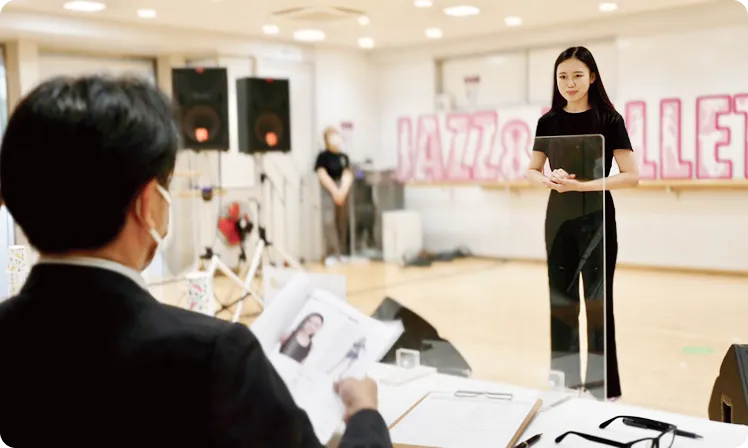 自己PRと実技・作品チェック